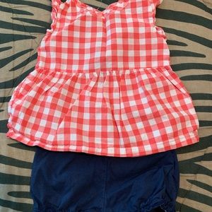 Girls 12 months Carter set